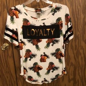 “LOYALTY” pineapple shirt
